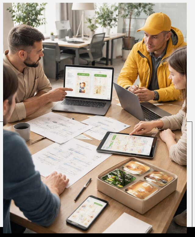 Разработка агрегатора доставки еды в Братске от 15306 р., АвикейБрт