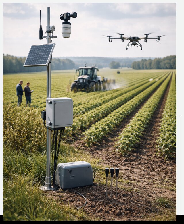 Разработка IoT мониторинга полей в Братске от 8673 р. | АвикейБрт