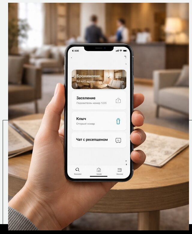Мобильное приложение для гостей отеля в Братске, управление сервисом